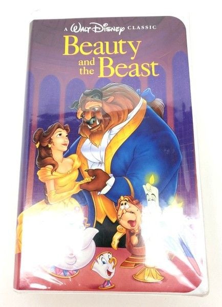 Vintage Walt Disney "Beauty and the Beast" Black Diamond Edition VHS NEW SEALED 1