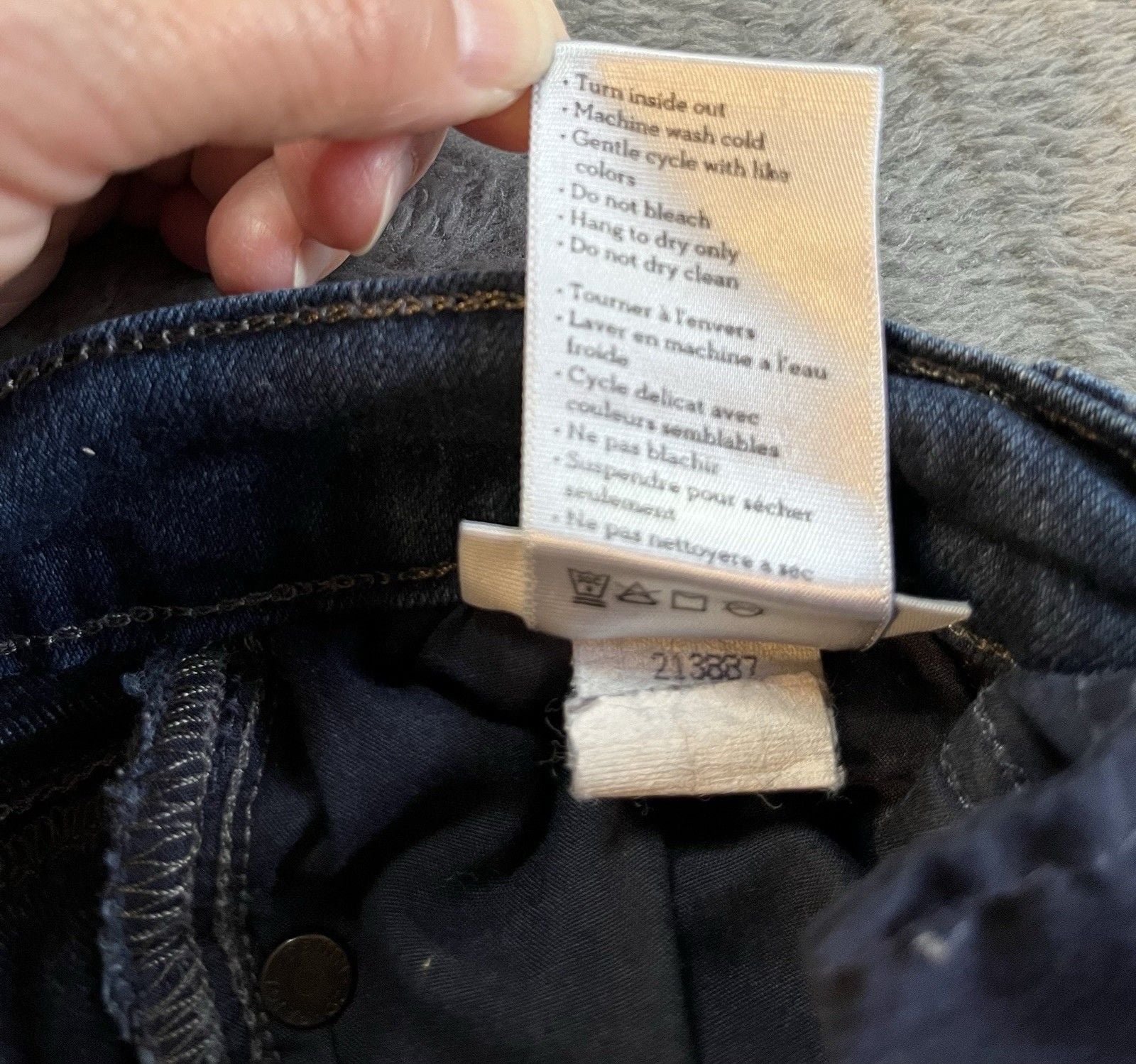 Women’s PAIGE Verdugo Ultra Skinny Jeans Dark Blue Denim Size 25 Rocker Slim 7