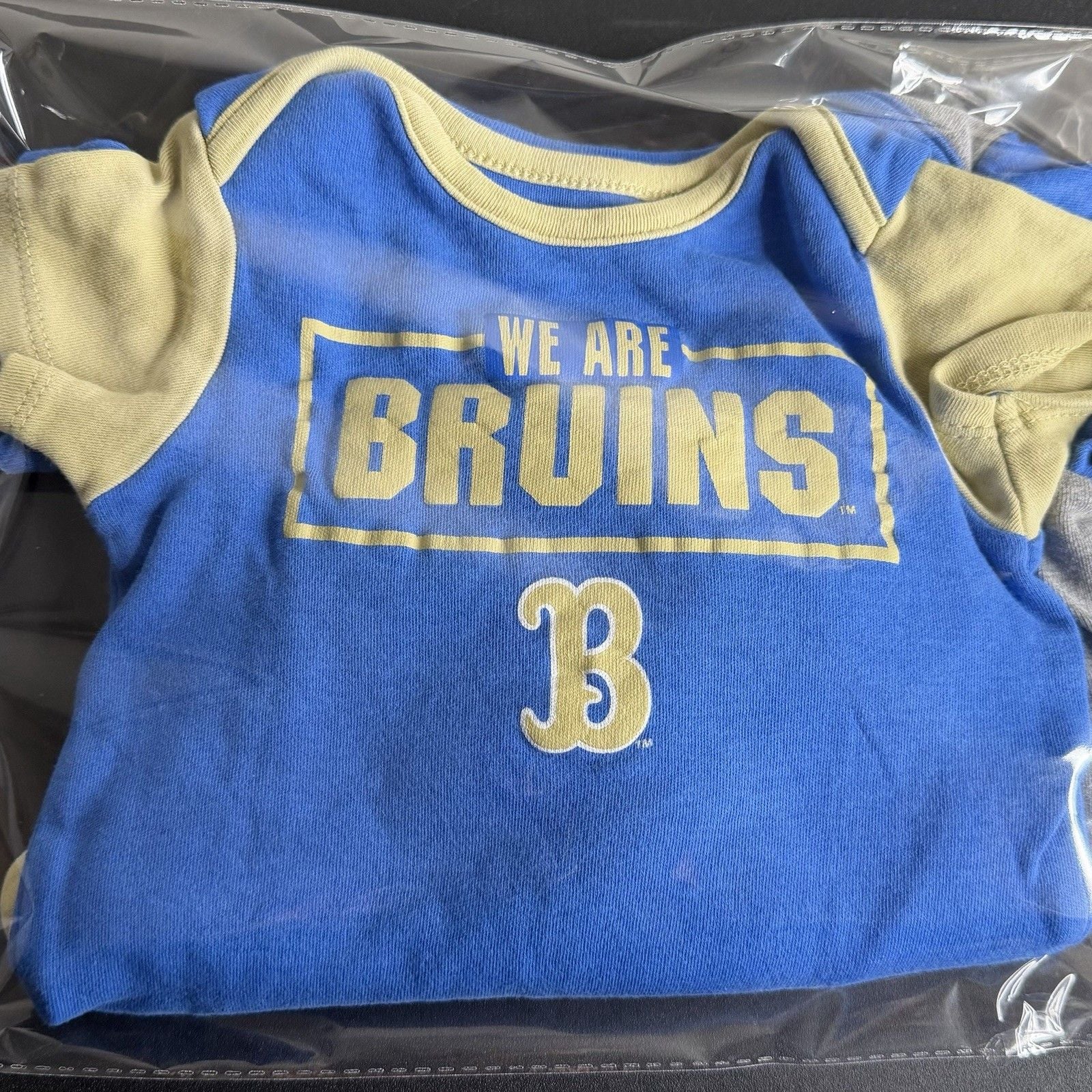 Team Athletics UCLA Bruins 3-Pack Baby Bodysuits 3-6M Blue Gray 7