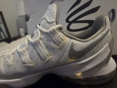 Nike LeBron 13 "Low Metallic Silver" Sneakers (Rare selling for $401 on stock x) 7
