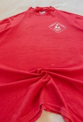 Vintage Hanes Heavyweight T Shirt Boy Scouts Camarillo California Troop 257 L 10