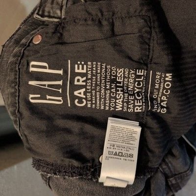Gap Black jeans 29 8T 90s Loose Mid Rise Established In 1969 11