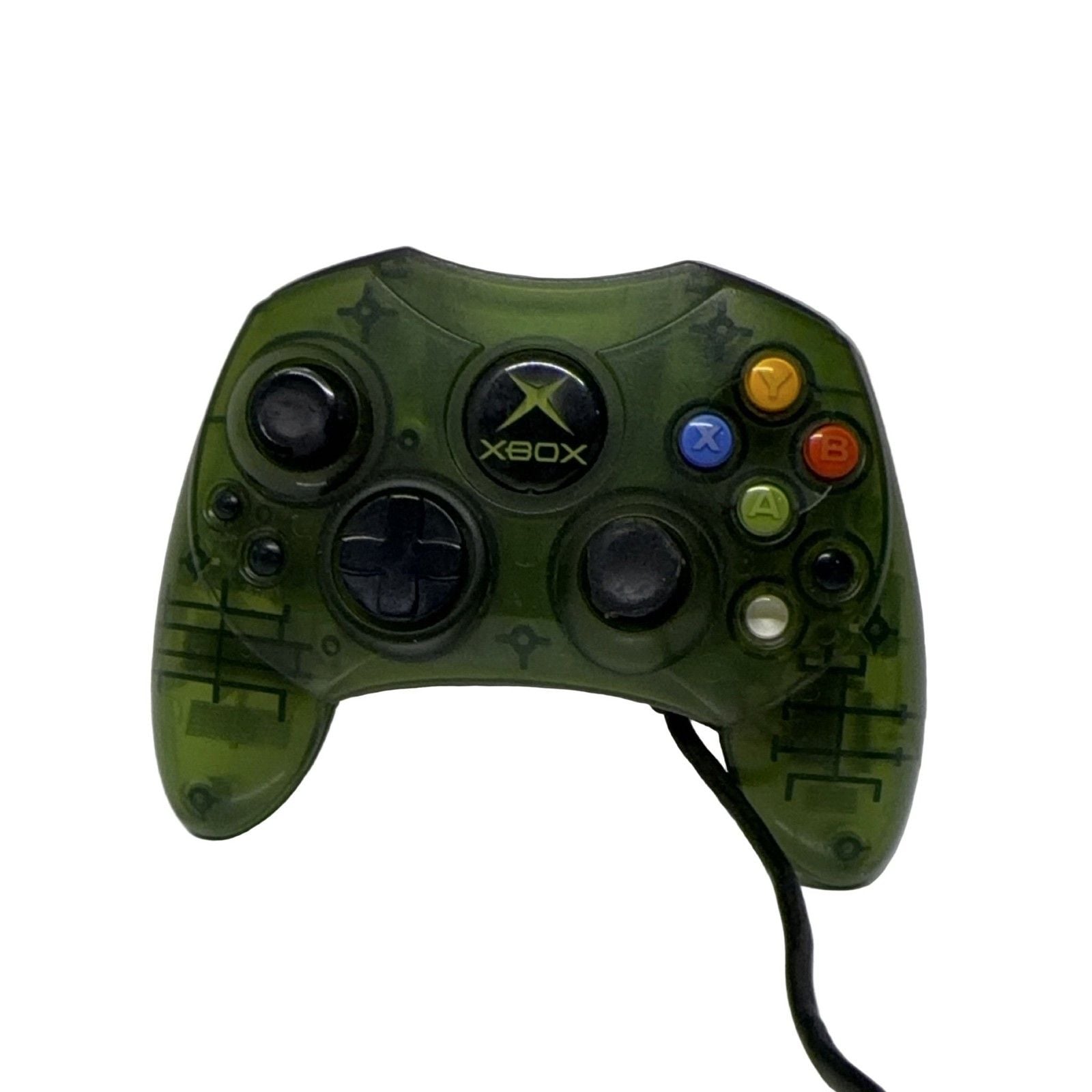 Microsoft Xbox Controller S X08-24948 Wired Translucent Green Original Xbox 1