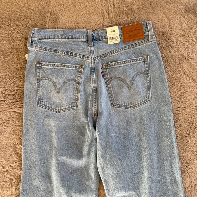 NWT Levi's Ribcage Bell High Rise Flare Jeans Size 32*32 Premium Baggy 9