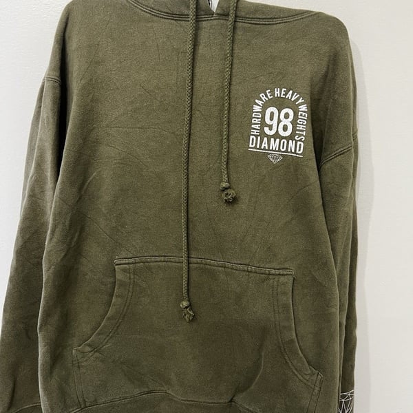 Diamond Supply Co. Green Hoodie Pullover Small
