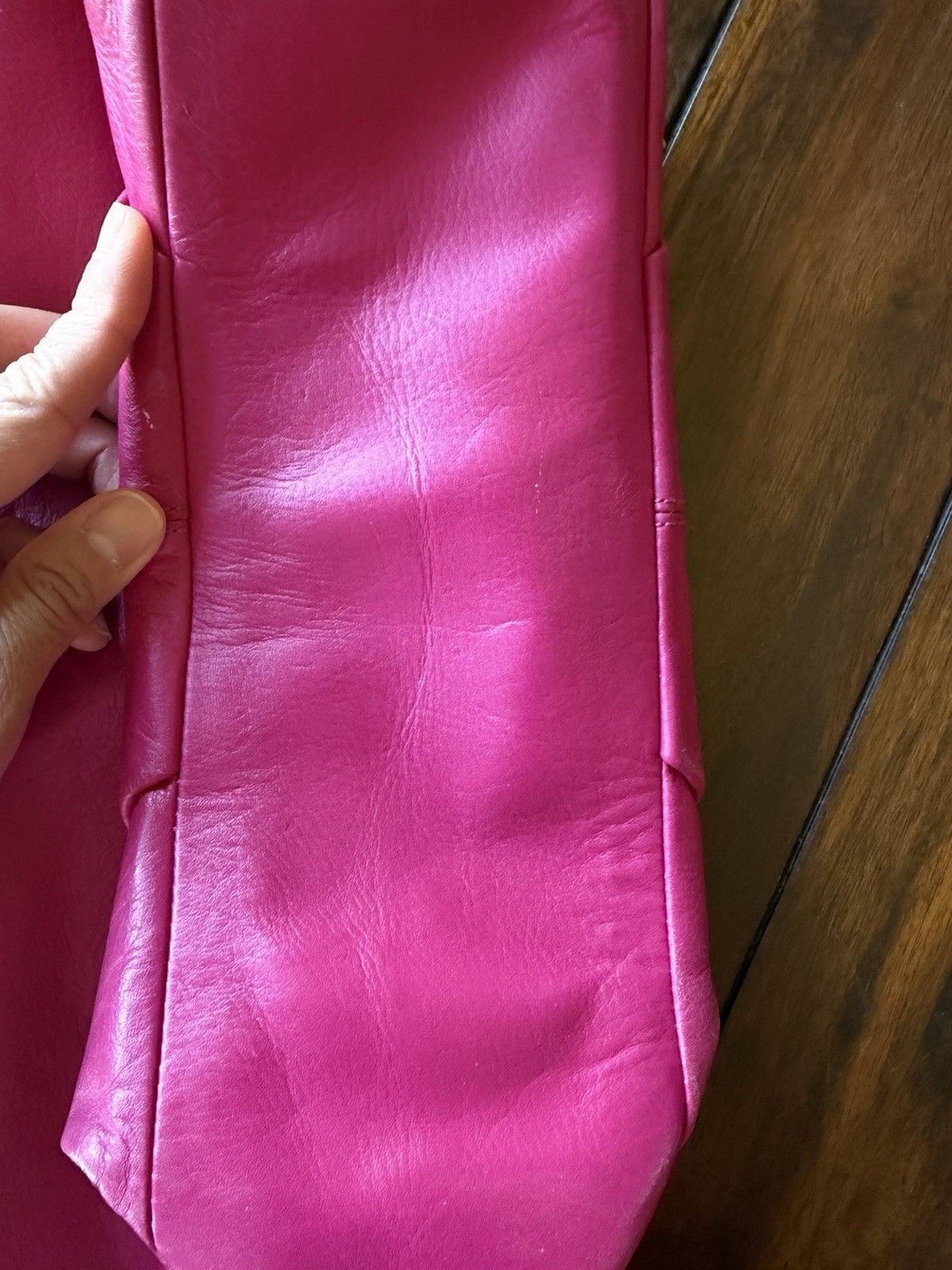 Coach F15064 Pink Leather Duffle Hobo Shoulder Crossbody Bag Y2K Style 17