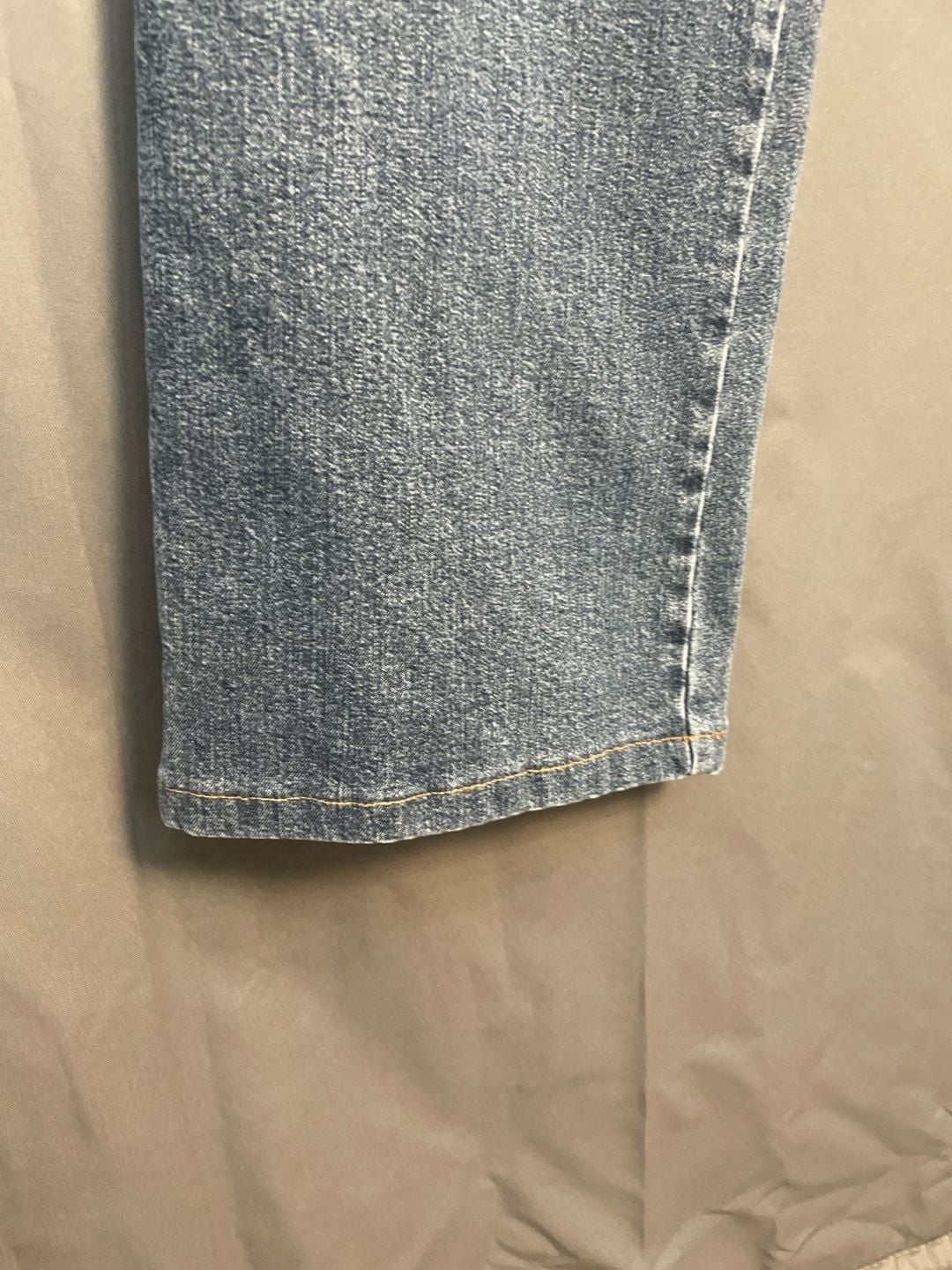 Cambio Straight Leg Jeans Womens Size 16 34 Waist Medium Wash Ankle Crop 7