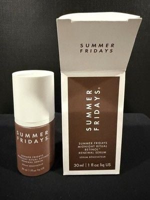 Summer Fridays Midnight Ritual Retinol Renewal Face Serum Vegan 1 fl oz NEW! 6