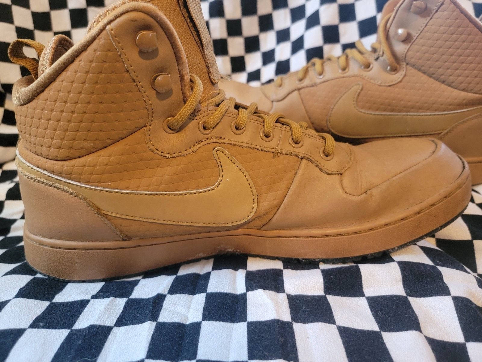 Nike SF Air Force 1 Mid Wheat Men’s 12 Tan High Top 6