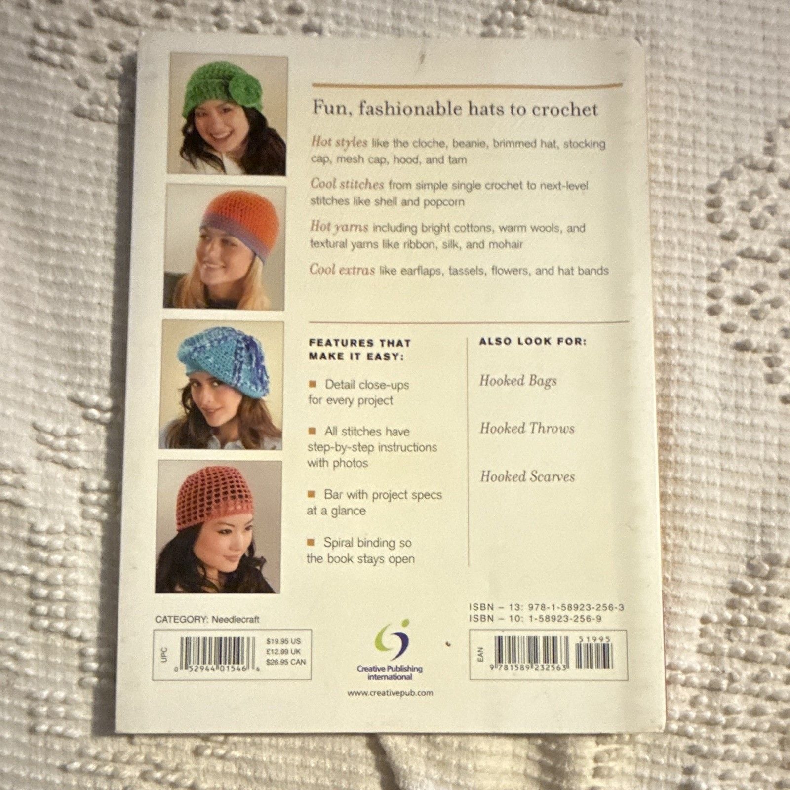 Hooked Hats 20 Easy Crochet Projects Crochet Book by Margaret Hubert 2