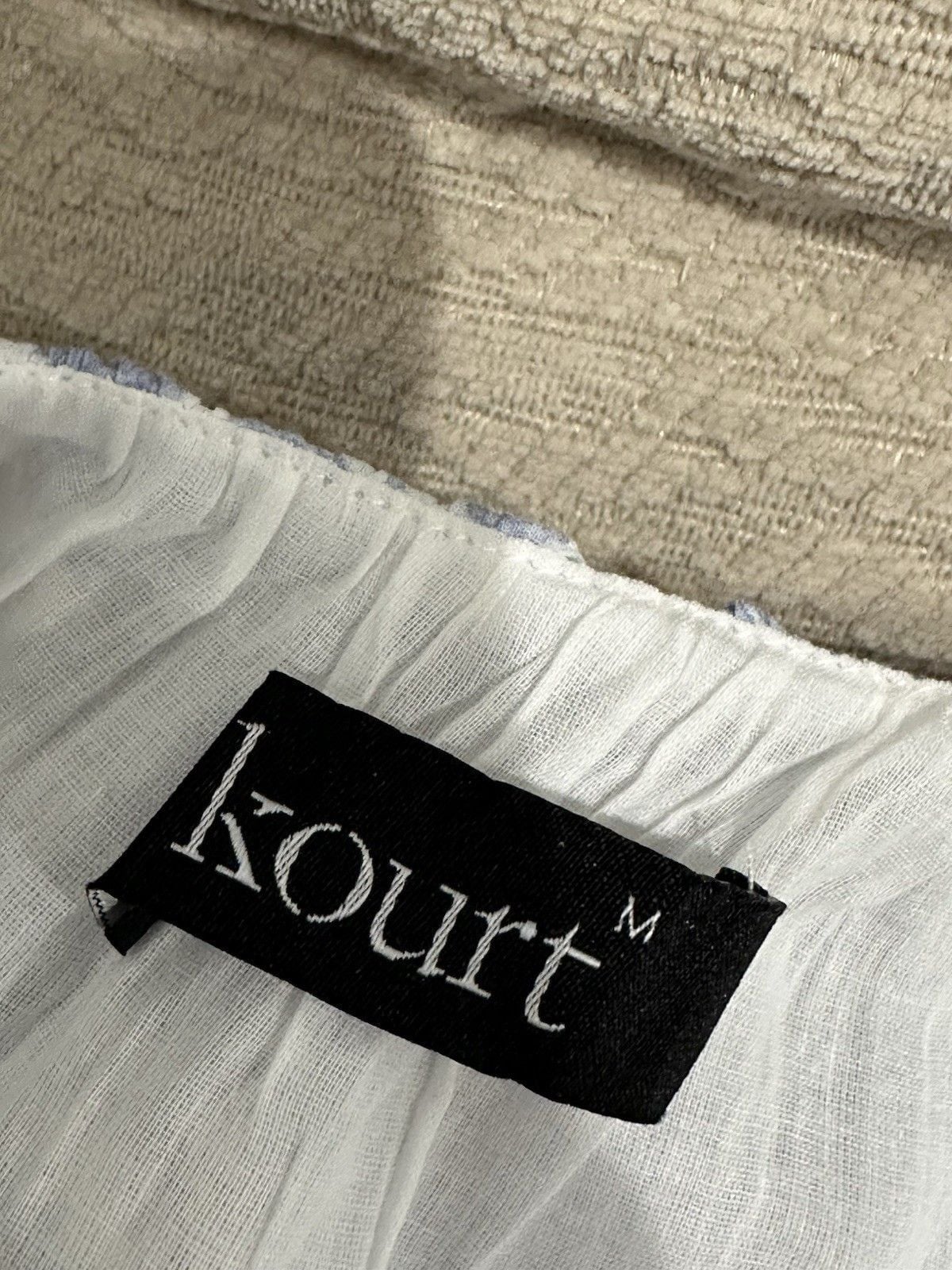Kourt Floral Blue Dress Size M New 12