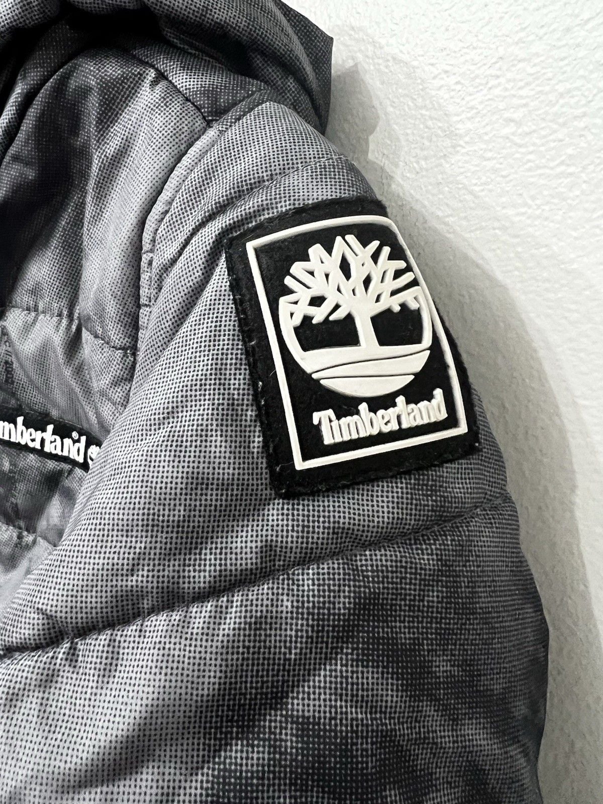 Timberland Boys Gray Hooded Insulated Puffer Jacket 3T 4