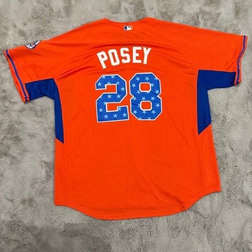 San Francisco Giants Buster Posey 2013 All Star Game Baseball Jersey Authentic Size 54 XXL 3