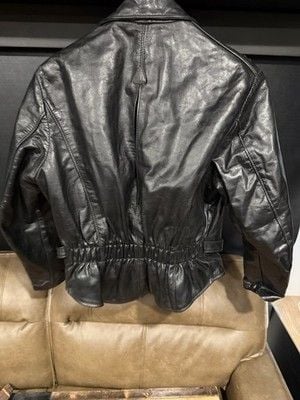 Schott NYC Perfecto 116W Women’s Black Leather Moto Biker Jacket Lined Sz 12 5