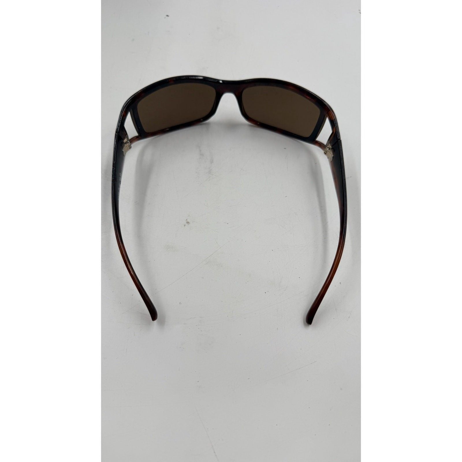 Womens Rhinestone Anti-glare Polarized Chic Narrow Sunglasses Tortoise Brown 3
