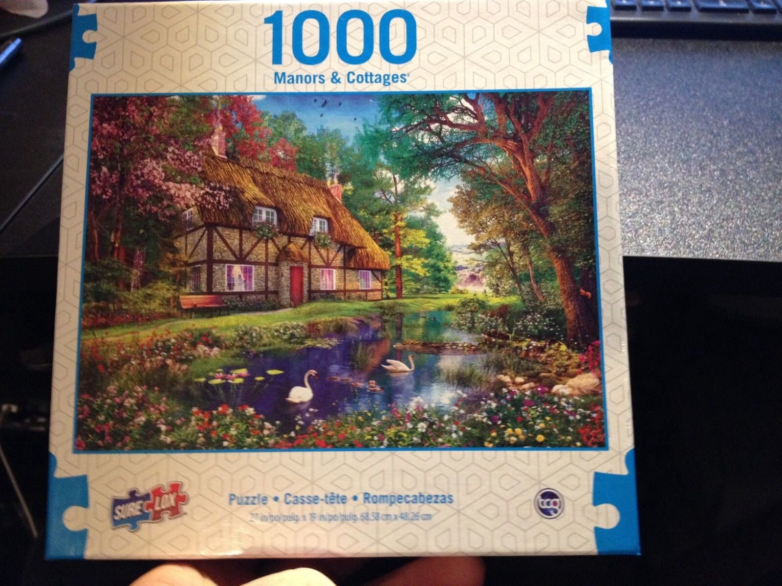 Sure Lox 1000 Piece Puzzle ~ Manors & Cottages Collection~ New Sealed 1