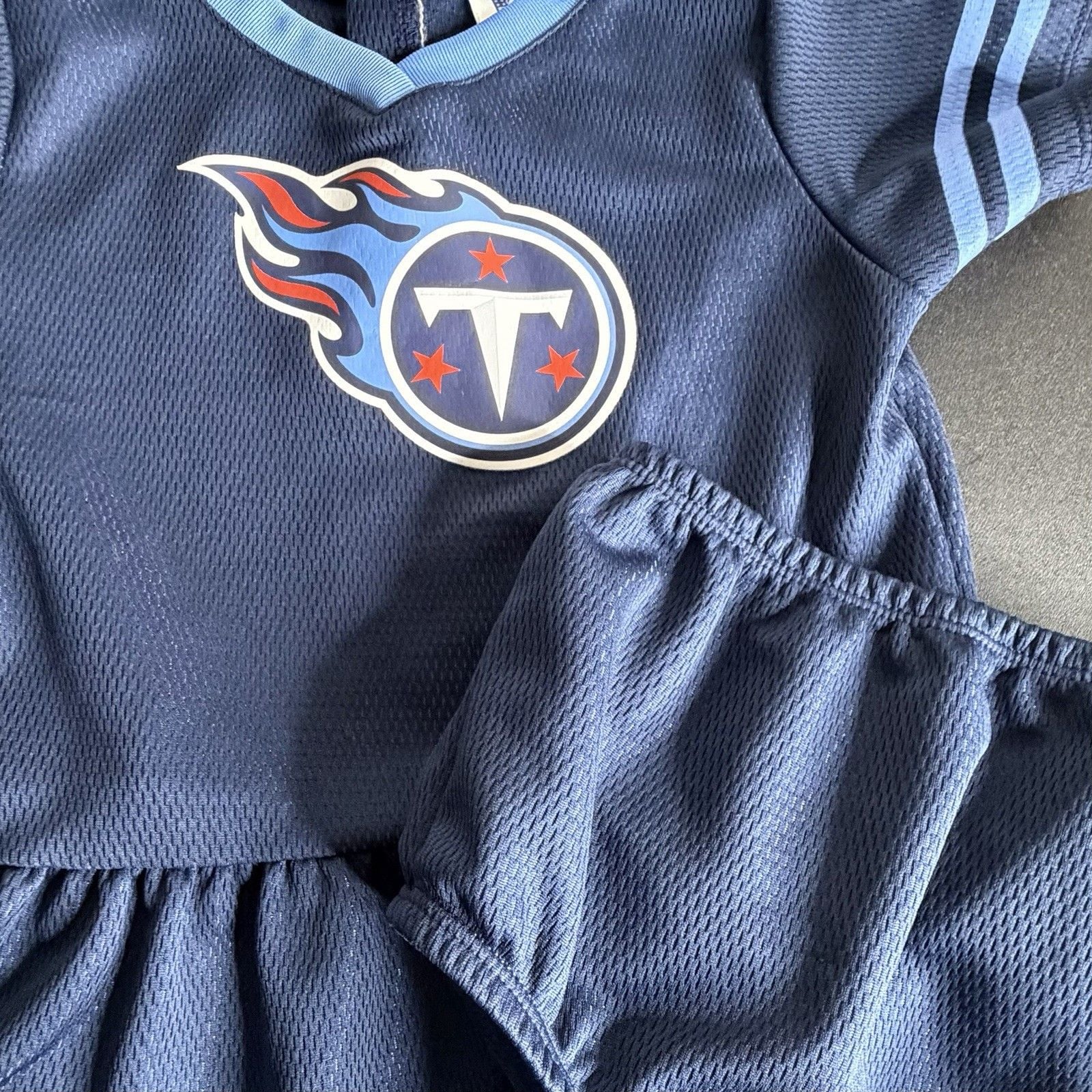 NFL Team Apparel Tennessee Titans Dress & Bloomers 2-Piece 18M 3