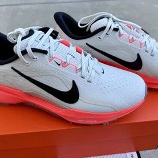 Nike Pegasus 1 G NRG P26 Golf Shoe Off White Black Lava Men’s 9.5/Women’s 11