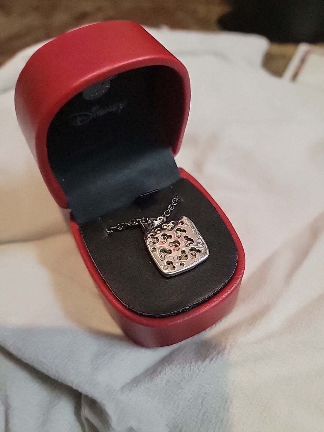 Disney's Mickey Diamond Necklace 7