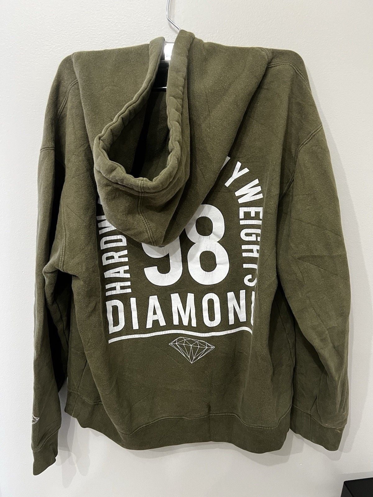 Diamond Supply Co. Green Hoodie Pullover Small 7