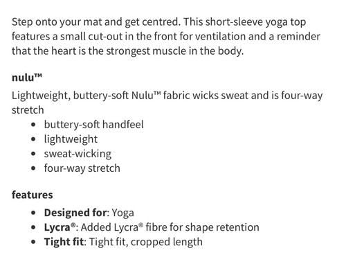 Lululemon Sports Tee Get Centred Short Sleeve *Nulu Color Misty Pink Size 6 8