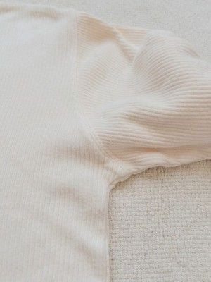 Pierre Cardin Vintage Cream Ribbed Turtleneck Sweater 100% Cotton Large L 10