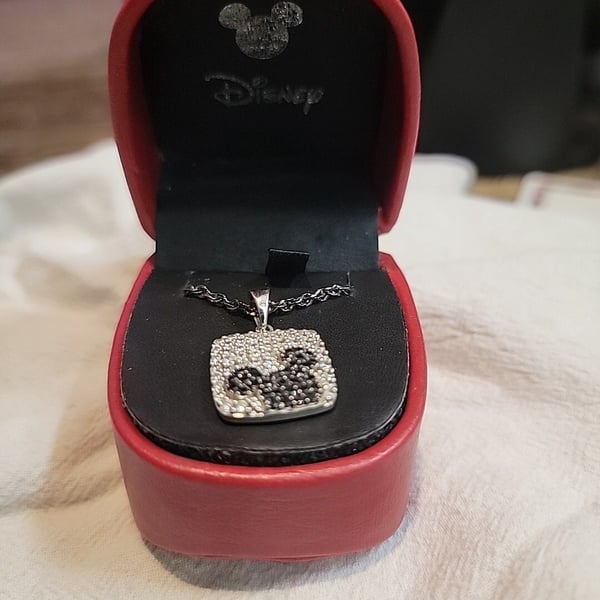 Disney's Mickey Diamond Necklace