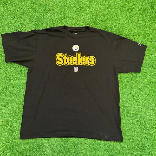 Reebok Steelers NFL Black T-Shirt