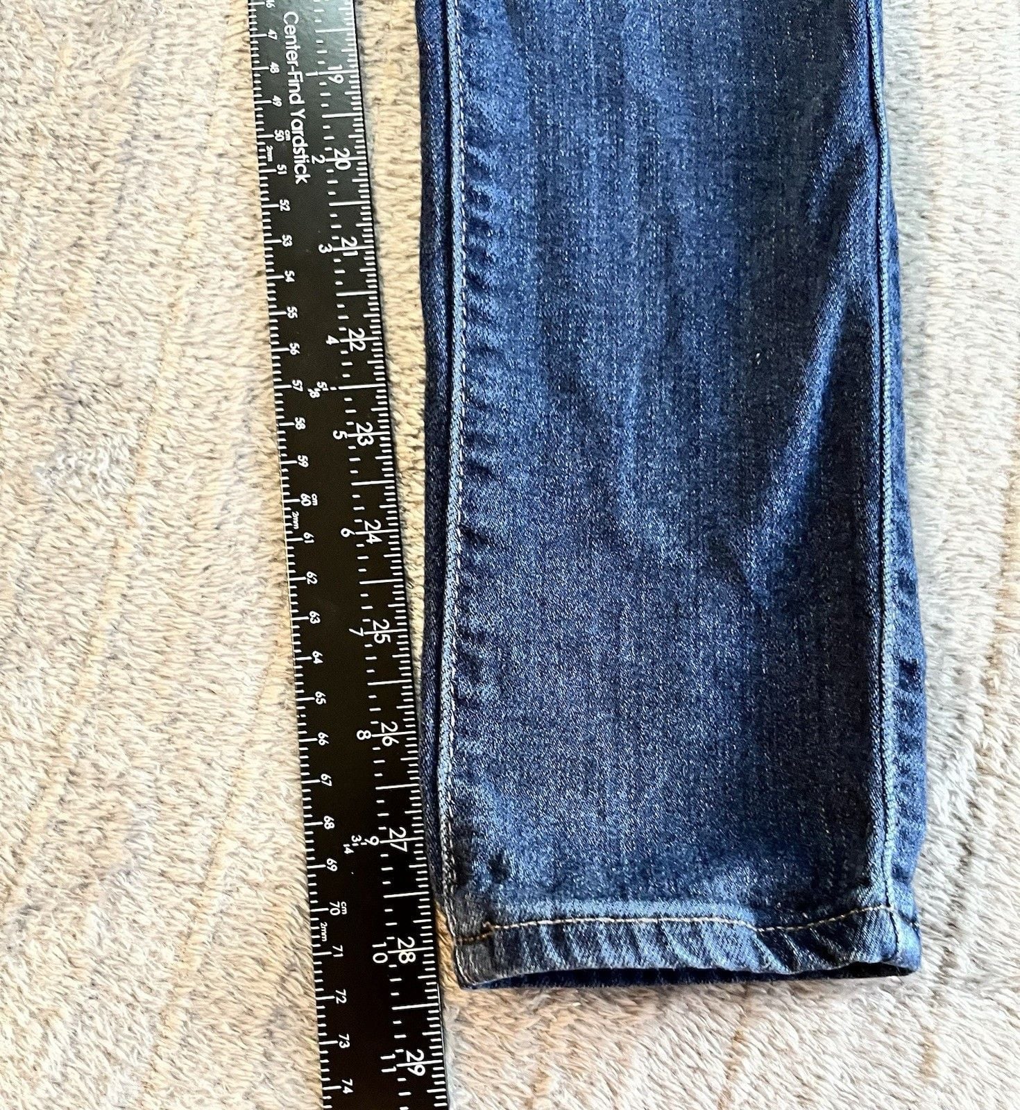 Women’s PAIGE Verdugo Ultra Skinny Jeans Dark Blue Denim Size 25 Rocker Slim 13