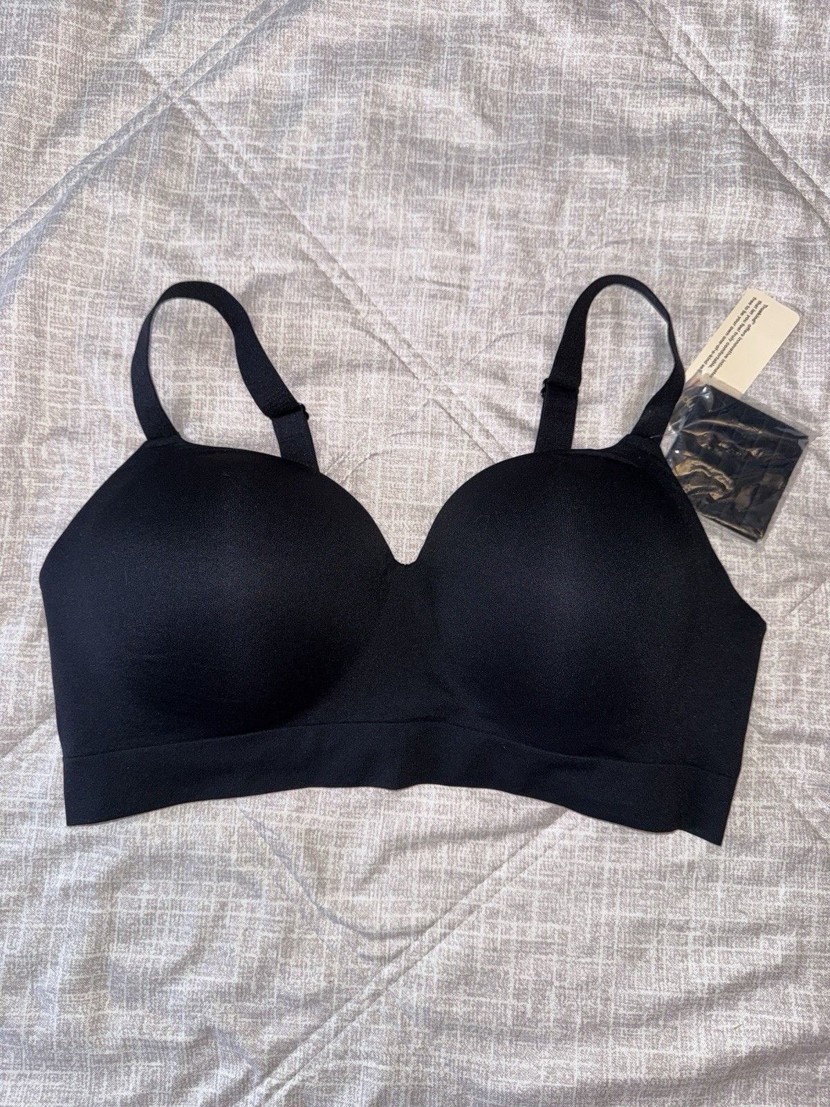 Truekind® Supportive Comfort Wireless Shaping Bra 2XL Black 3