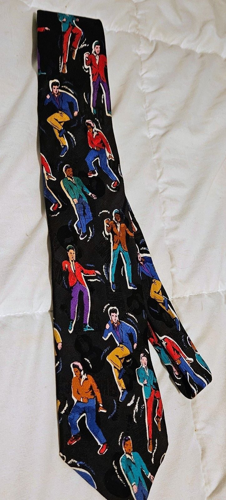 Elvis Presley Collection Neck Tie All Shook Up Licensed Novelty Rock N Roll Silk 1