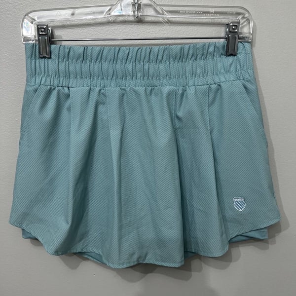K-Swiss Women’s Running Tennis Skort Skirt Teal Size S