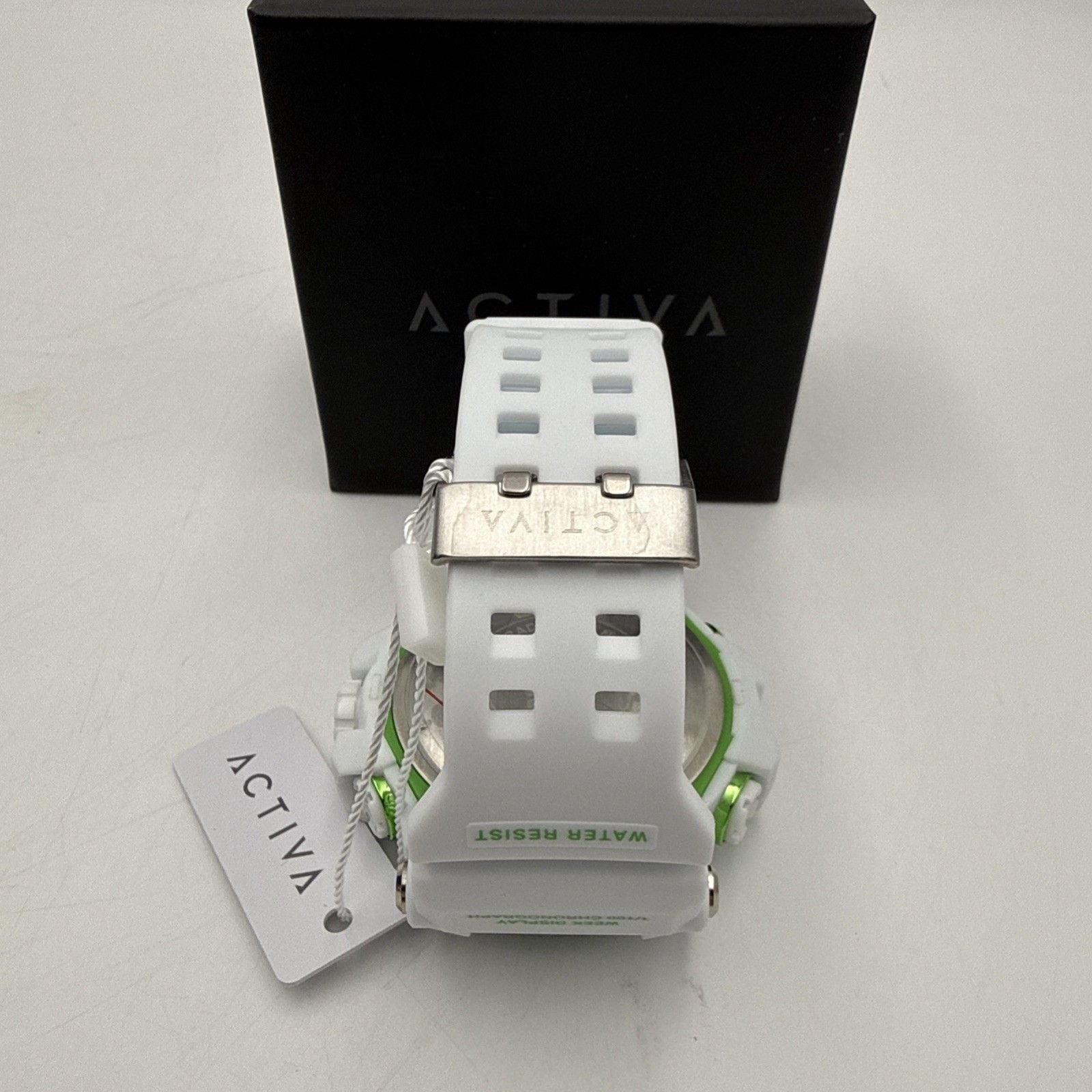 Activa x Invicta Digital Essentials White Green 50mm Watch ACW8082-030 NIB 9
