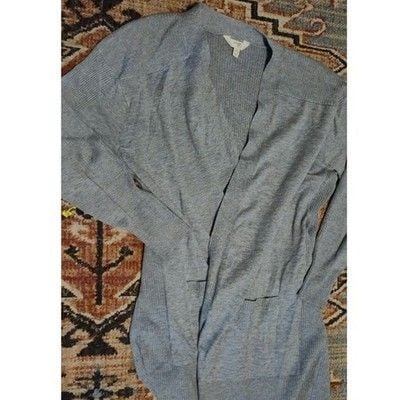 BonWorth Denim Pants & Terra Sky Cardigan Set Blue Gray Womens Plus Size 1X MP 4