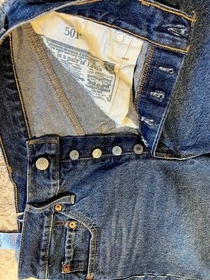 Short 501 Mid Thigh Levi's Women's Blue Jeans Size W 27 5