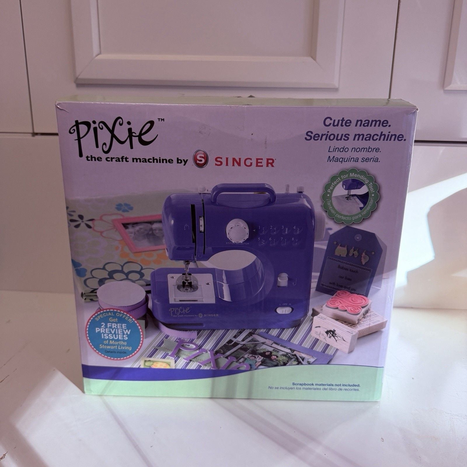 SINGER Pixie The Craft Machine by Singer Purple Sewing Machine in Box 2