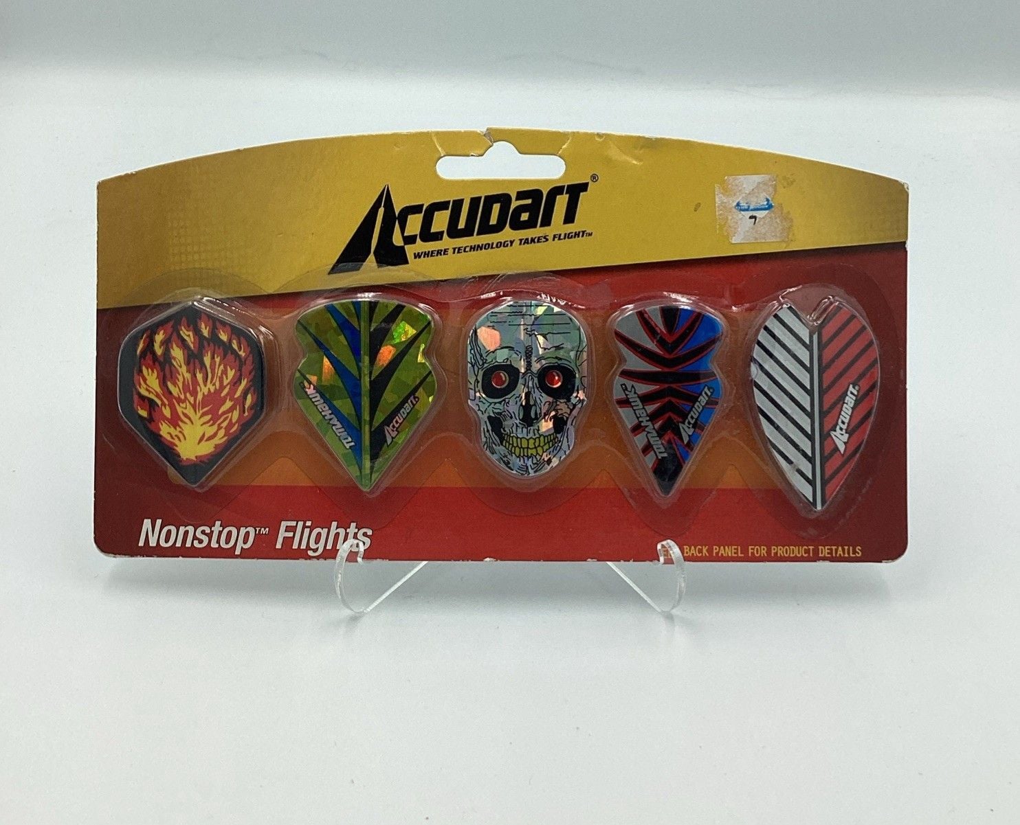 Accudart Non Stop Flights Where Technology Takes Flight 5 Set Pack Skulls Flames 1