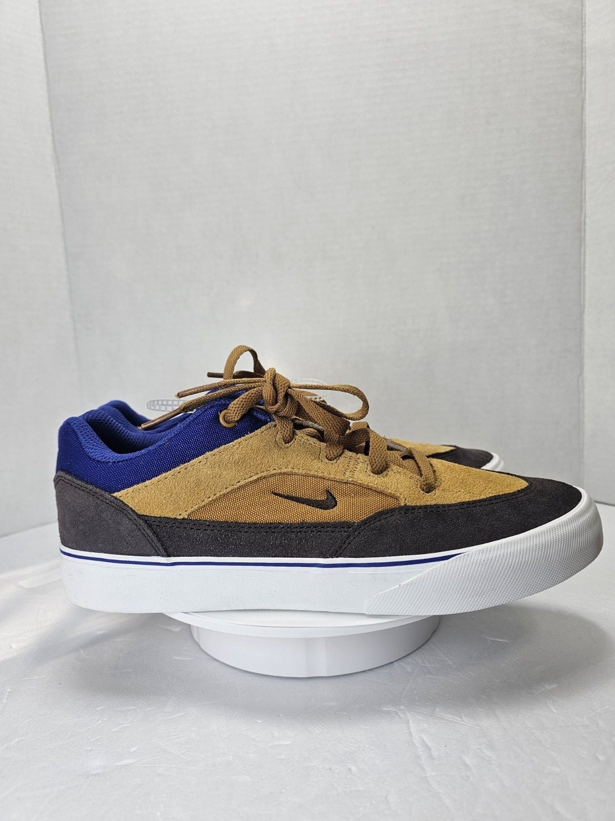 Nike SB Malor HF1205-700 Brown Blue Suede Skate Shoes Youth Size 6Y New 2