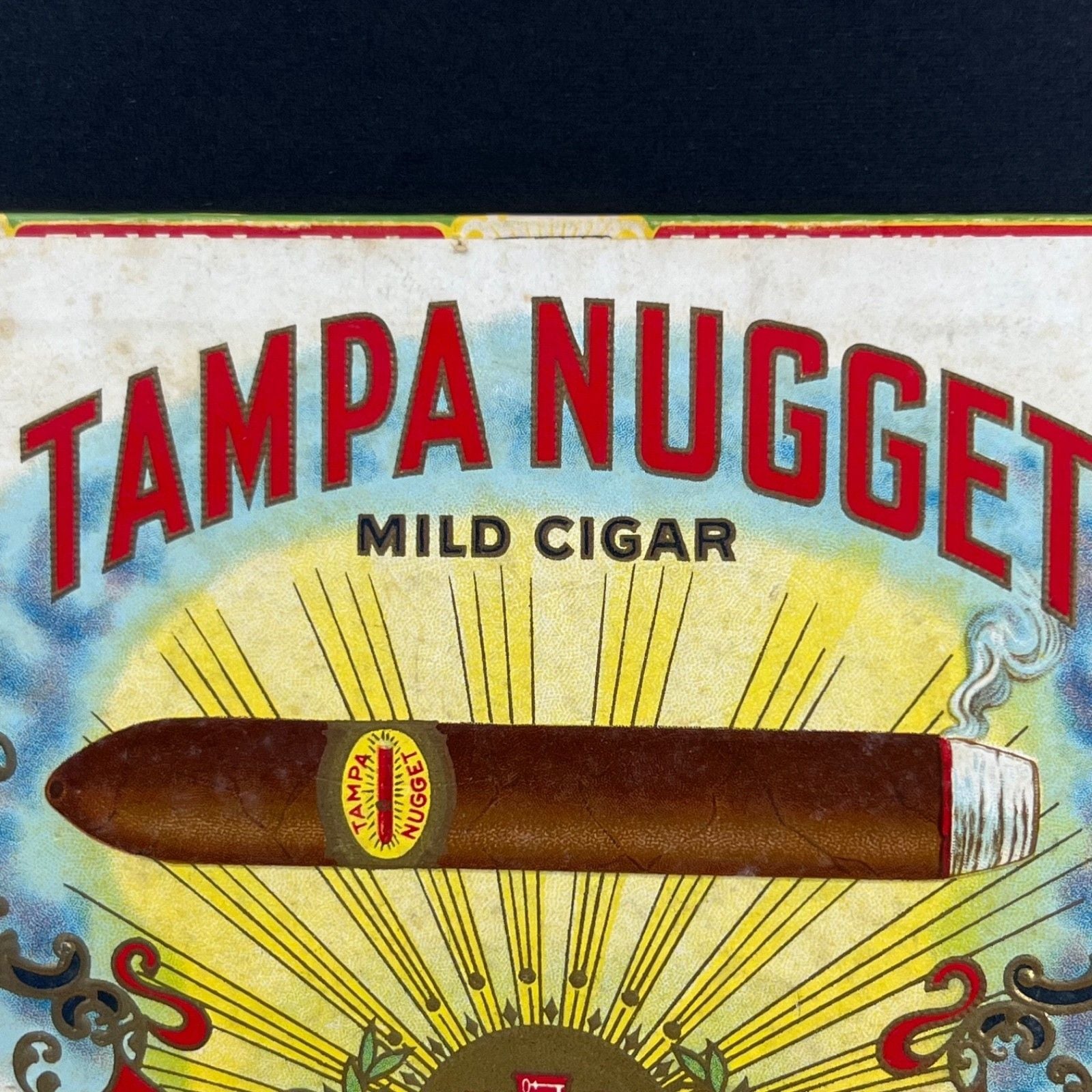VTG 1950s Tampa Nugget Sublimes Mild Cigar Box 2 for 15 cents Empty 16
