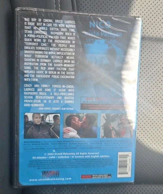 The Raspberry Reich DVD - OOP and Rare - Strand Releasing Bruce Labruce - Erotic 2