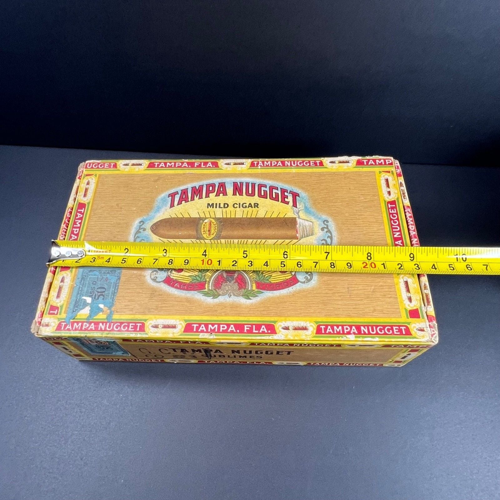 VTG 1950s Tampa Nugget Sublimes Mild Cigar Box 2 for 15 cents Empty 21