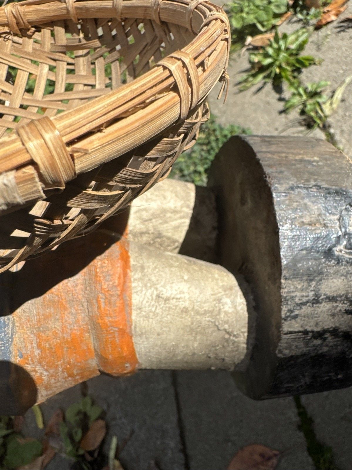 Antique Carved Wood Mechanical Folk Art Figure Rice Winnower Asian Art 10