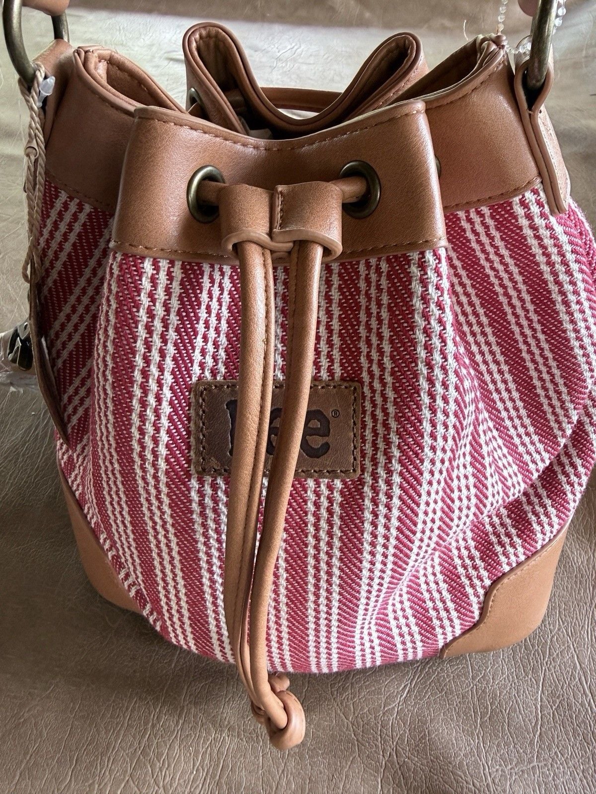 Montana West x Lee Bucket Bag Drawstring Hobo Purses Crossbody Shoulder Handbags 12