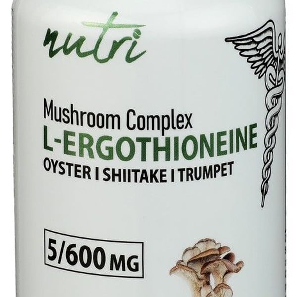 *Nutri L Ergothioneine Mushroom Complex 60 Pullulan Capsules Exp 06/30/2026