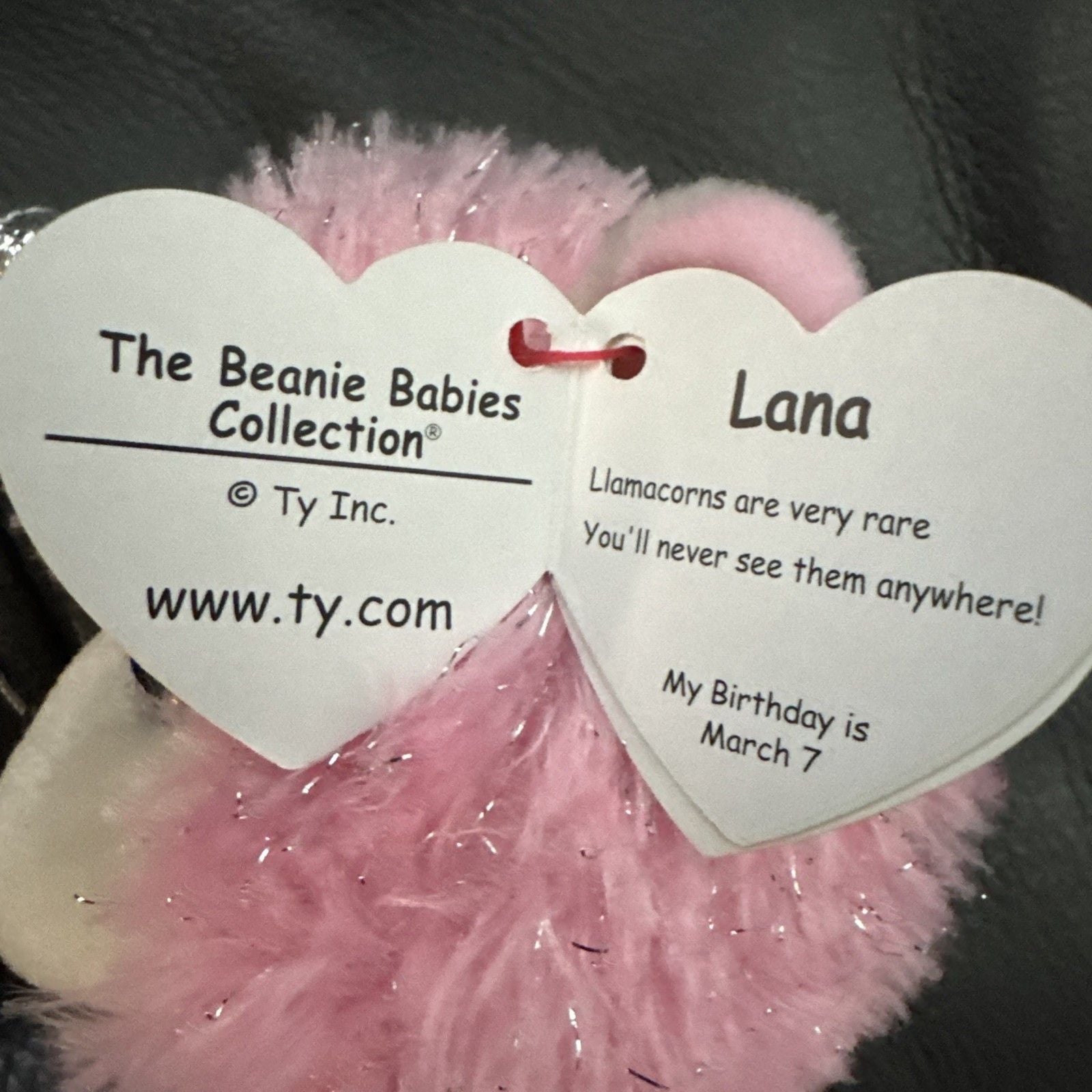 TY Beanie Baby LANA the Pink Llama Plush 6” – MWMT Stuffed Animal Toy 2022 4