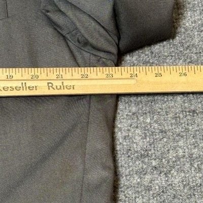 Umen Studio Suit Mens Large 33x33 Gray Viscose Polyester Classic 2 Piece 6