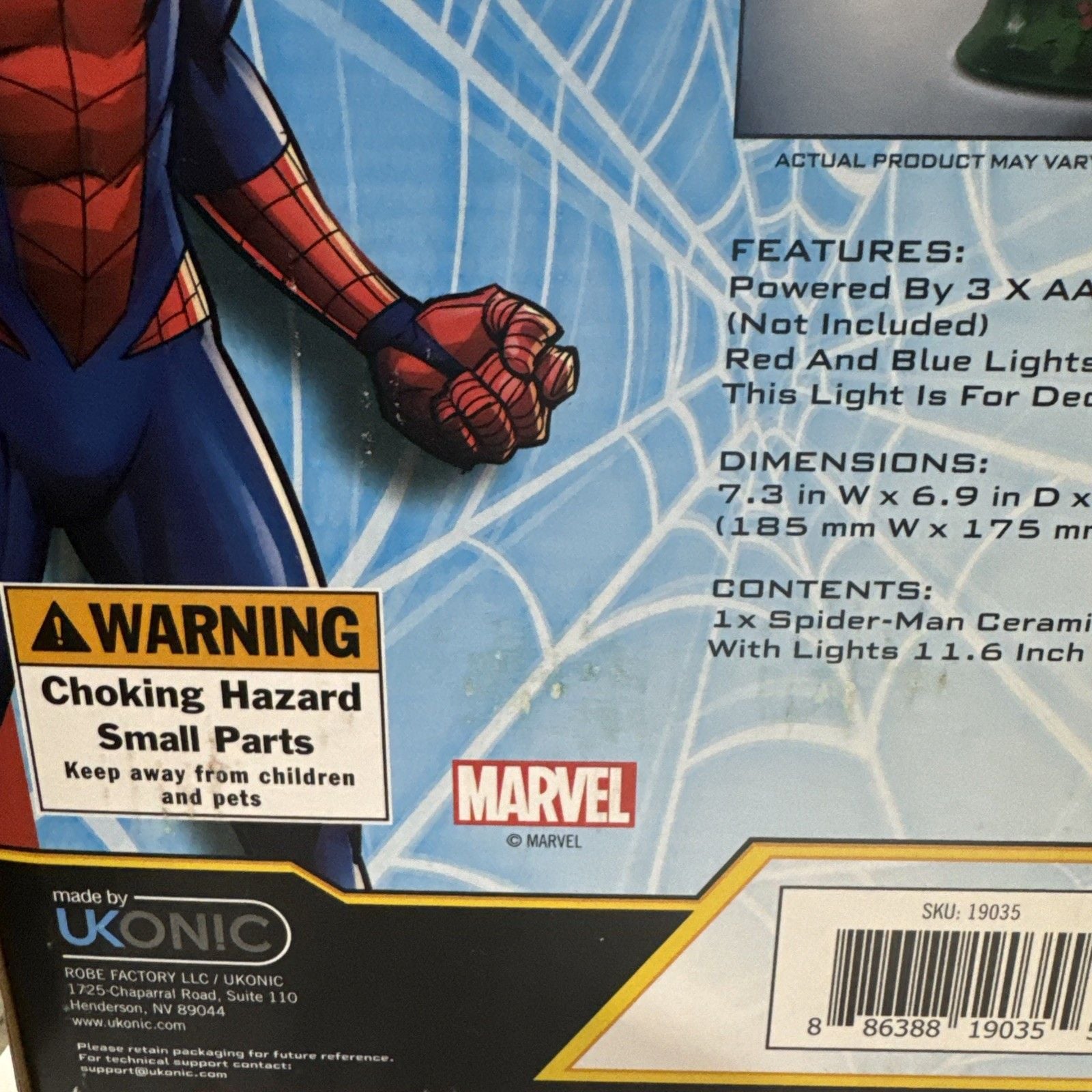 Spiderman Light Up Ceramic Holiday Christmas Tree Tiktok Miles Morales Limited 8