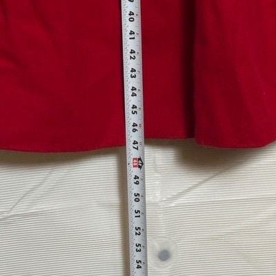 Vintage Billycoat Wool Coat Womens 1X Red Long Overcoat Button Front USA 10