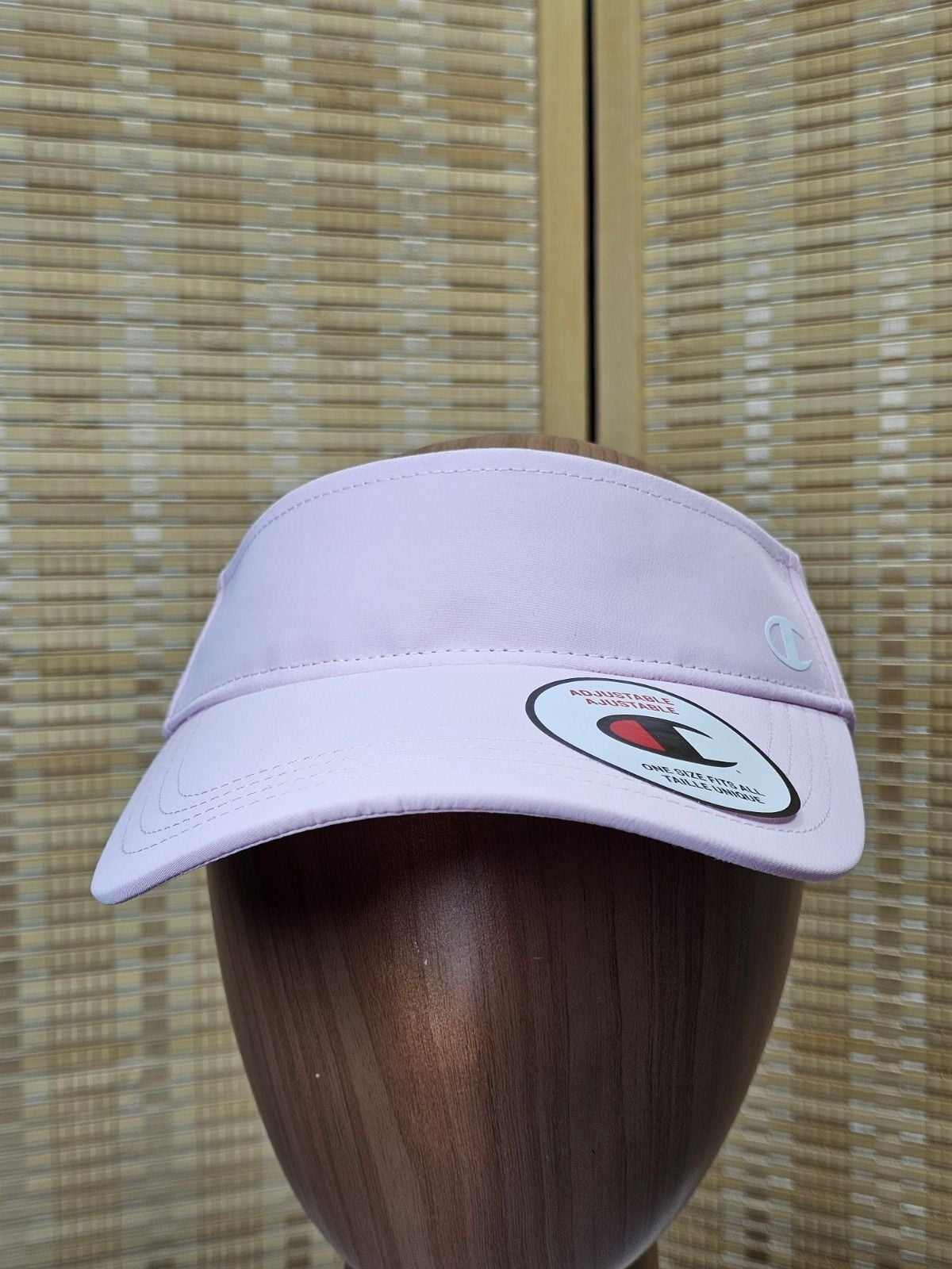 Champion Women's Pink Visor Hat Adjustable One Size Polyester 3