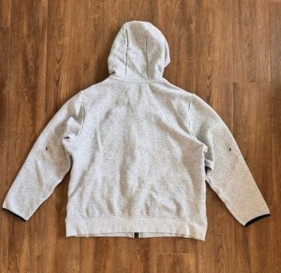 reebok mens hoodie 3XL Gray Cotton Blend Athelete Full Zip 3
